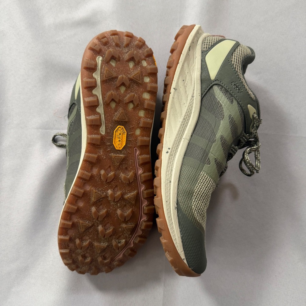 Merrell Nova 2 Womens 10 Trail Running Shoes Olive Green J067602 Vibram sole